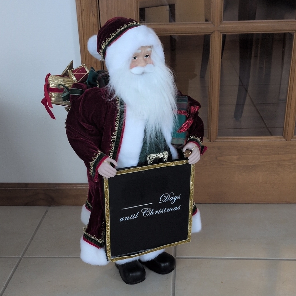 LARGE! Santa Claus Christmas Countdown